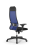 Кресло для руководителя Метта Sit 10 B1-111D - X2+UMF(X1) /Ub00/Wh00/D02P(M09.B02.G15.W01) (Синий | Черный)