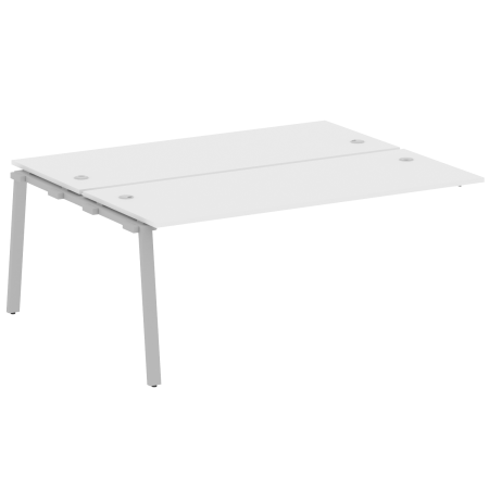 Проходной наборный элемент рабочей станции Metal System Style БА.ПРС-СП-2.5 1800x1475x750 (Белый/Серый металл)