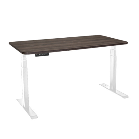 Стол c электроприводом LA-T33-2A3 (1200x600x625-1275) (Коричневый дуб | Белый)