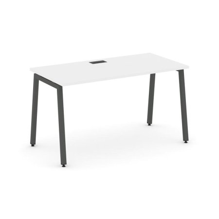 Стол письменный SN-4A.SP-021 (980х800х750) (Белый/Металл Антрацит)