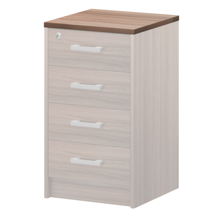 Крышка к приставным тумбам Арго А-705 440x450x22 (Темный шимо)