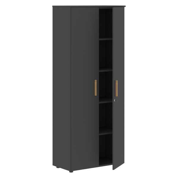 Шкаф с глухими дверьми Forta FHC 80.1(Z) 798x404x1965 (Черный графит)