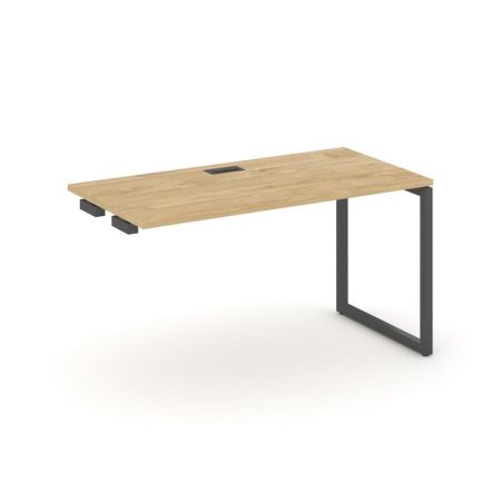 Стол-приставка к опорным элементам SN-4O.OPRS-004 (1580х600х750) (Тиквуд Светлый/Металл Антрацит)