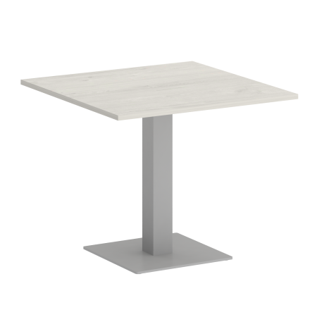 Стол квадратный VR.SP-5-90.2 900x900x750 (Дуб Наварра/Серый Металл)