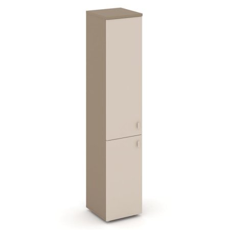 Шкаф высокий узкий левый ES.SU-1.3 (L) (400х420х1977) (Латте/Капучино)