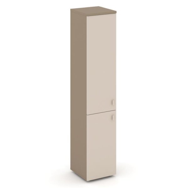 Шкаф высокий узкий левый ES.SU-1.3 (L) (400х420х1977) (Латте/Капучино)