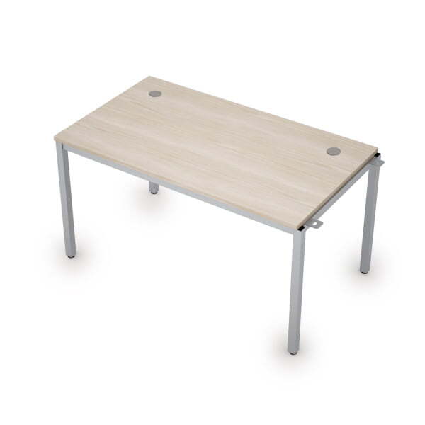 6МБН.189 Линейные бенч-системы, начальный модуль (1400x800x750) (Шамони светлый/Алюминий матовый)