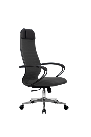 Кресло для руководителя Метта МЕТТА-21(MPRU)/подл.130/осн.004 (Темно-серый)