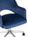 Кресло компьютерное Кларк велюр синий (Компьютерное кресло Кларк синий)