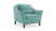 Кресло Monreal (1210x1020x1000) Аквамарин (Аквамарин)