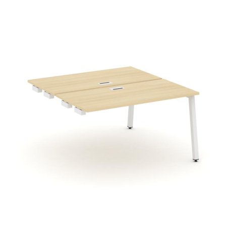 Стол-приставка к опорным элементам SN-5A.DPRS-014 (1580х1432х750) (Акация Лорка/Металл Белый)
