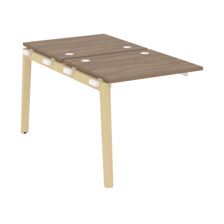 Наборный элемент рабочей станции на деревянных опорах Onix Wood OW.2.NRS-0.7 780x1475x750 (Дуб Аризона/Дуб Светлый)
