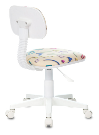 Кресло детское CH-W201NX песочный Sticks 02 крестов. пластик пластик белый (Бежевый)