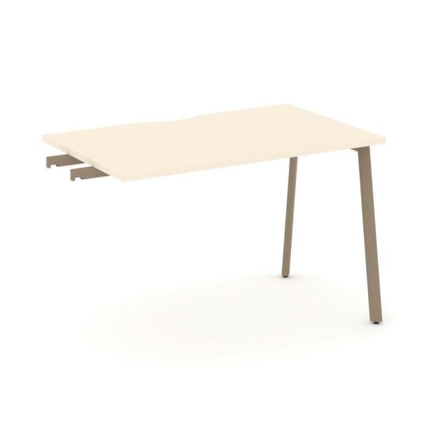 Стол приставка к опорным тумбам ES.SPR-2-VP (1180х730х750) (Сатин/Металл Латте)
