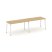 Рабочая станция 1 сторонняя SN-4A.ORS-023 (2760х800х750) (Тиквуд Светлый/Металл Антрацит)