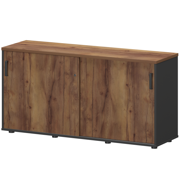 Тумба-купе Смарт СМТ-15.7К Тип2 1496x444x750 (Графит/Таксония)