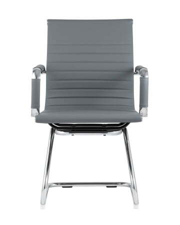 Кресло для посетителей TopChairs Visit серое (Кресло для посетителей Visit серый)