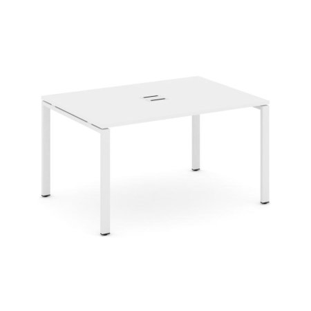 Стол переговорный SN-6P.SPRG-001 (980х980х750) (Белый/Металл Белый)