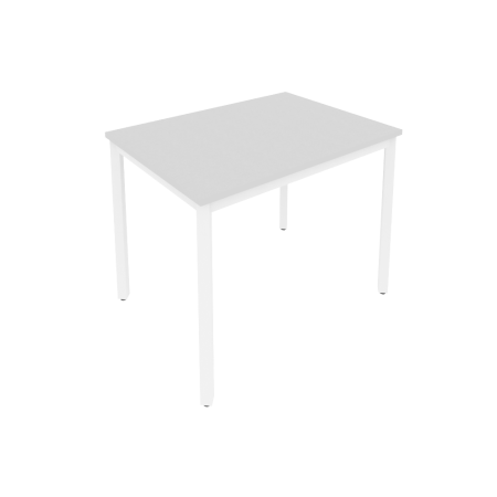 Стол письменный на металлокаркасе Slim С.СП-3 980x720x750 (Серый/Белый металл)