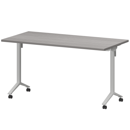 Стол мобильный складной Моби МБ25-140.70 1400x700x750 (Лиственница/Белый)