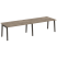 Стол переговорный на деревянных опорах Onix Wood OW.PRG-2.4 3160x980x750 (Тиквуд Светлый/Дуб Темный)