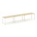 Рабочая станция 1 сторонняя SN-4P.ORS-042 (3540х700х750) (Тиквуд Светлый/Металл Антрацит)