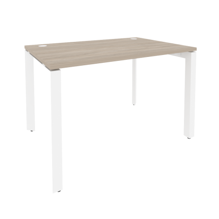 Стол рабочий на П-образном м/к Onix O.MP-SP-2.8 1180x800x750 (Дуб Аттик/Белый Металл)