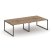 Рабочая станция 2-х сторонняя SN-4O.DRS-032 (2360х1232х750) (Тиквуд Светлый/Металл Антрацит)