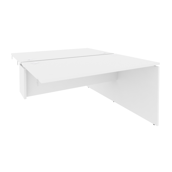 Стол-приставка двойной к опорным элементам Onix O.D.SPR-3.8 1380x1635x750 (Белый Бриллиант)