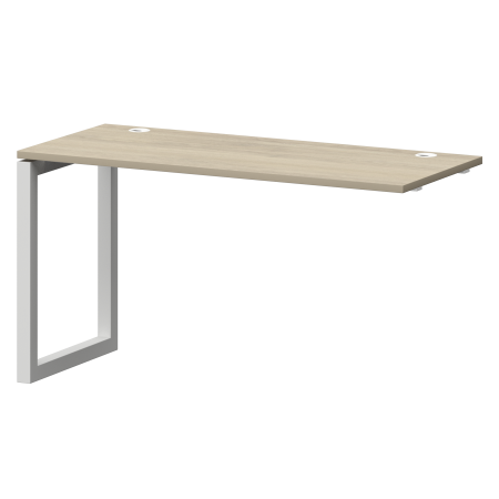 Модуль линейный на металлокаркасе Смарт СМС25-О-14К.60Э.Пр.50 1400x600x750 (Кронберг/Белый)