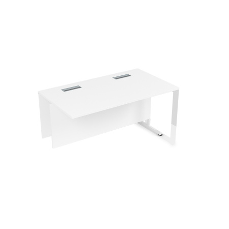 16СПС.182 Стол прямой бенч, средний модуль  (1200x800x750) (Белый Премиум | Белый)