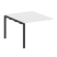 Проходной наборный элемент переговорного стола Metal System Style БП.ППРГ-1 1000x1235x750 (Дуб Наварра/Серый металл)