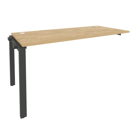 Наборный элемент рабочей станции на П-образном м/к Onix O.MP-1.NRS-4.7 1580x720x750 (Тиквуд Светлый/Черный металл)