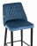 Стул полубарный Диего велюр пыльно-синий (Стул полубарный Диего синий)