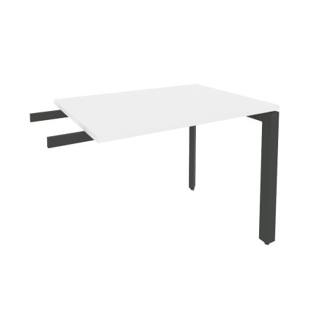 Брифинг-приставка на П-образном м/к Onix O.MP-BR-9 980x720x750 (Белый Бриллиант/Черный металл)