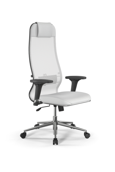 Кресло для руководителя Метта Sit 10 B1-115D - X2+Extra /Um00/Wm12/D02P(M09.B23.G18.W01) (Белый)