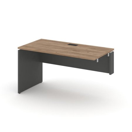 Стол-приставка к опорным элементам SN-D.OPRS-014(R) (1580х700х750) (Дуб Табак/Антрацит)