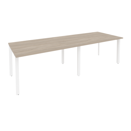 Стол переговорный Onix O.MP-PRG-2.3 2760x980x750 (Дуб Аттик/Белый Металл)