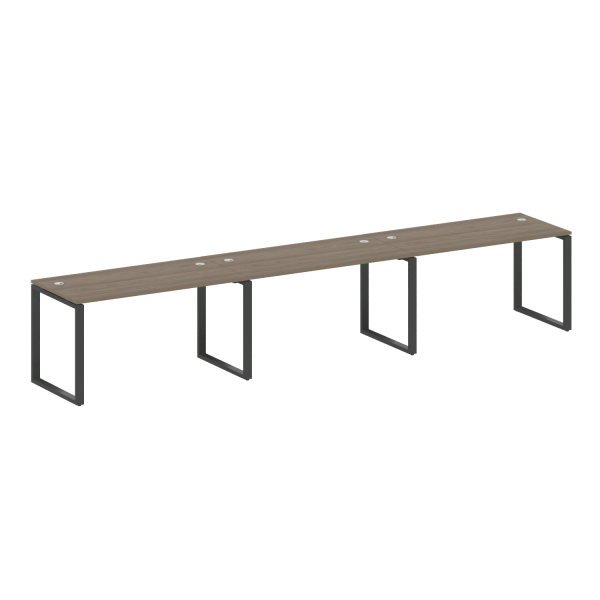 Рабочая станция Metal System Style БО.СМ-3.3 4200x720x750 (Вяз/Антрацит металл)