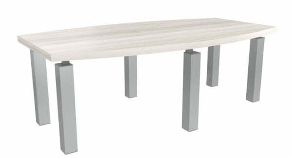 Стол для переговоров Blackwood 12701 2200x1200x770 (Дуб светлый/Серый металл)