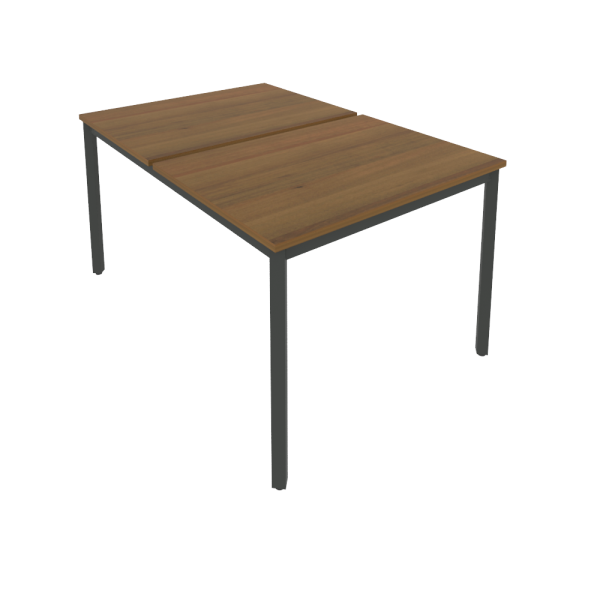 Рабочая станция на металлокаркасе Slim С.СП-3.3 980x1475x750 (Орех/Антрацит металл)