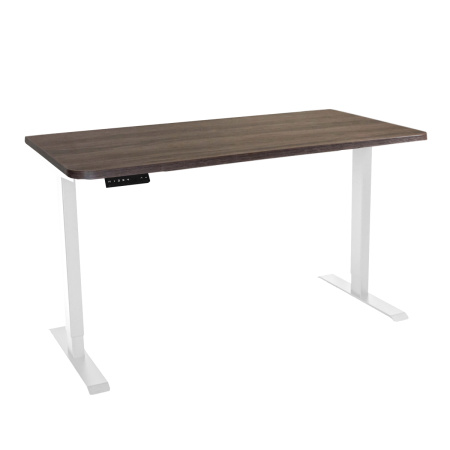 Стол c электроприводом  LA-SR2 (1400x700x700-1140) (Коричневый дуб | Белый)