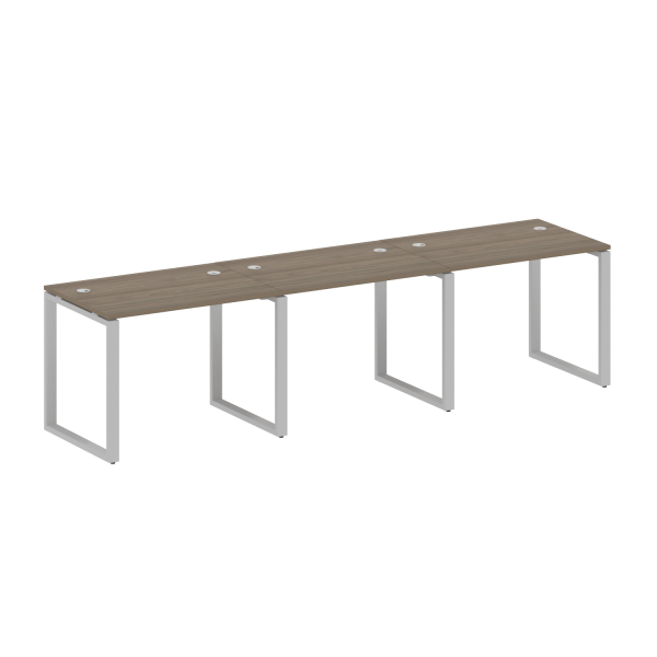 Рабочая станция Metal System Style БО.СМ-3.1 3000x720x750 (Вяз/Серый металл)