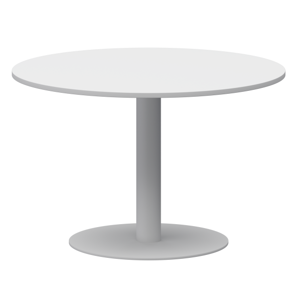 Стол круглый Арго-М АМ-Д120 1200x1200x760 (Белый/Белый)