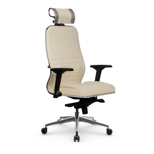 Кресло для руководителя Метта Samurai KL-3.041 MPES (Молочный)