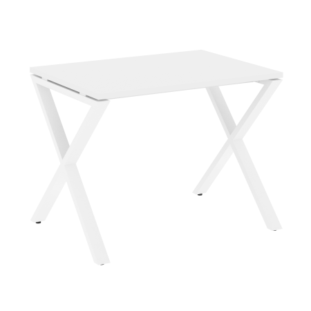 Стол рабочий VR.L-SRX-1.7 980x720x750 (Белый Бриллиант/Белый металл)