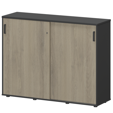 Тумба-купе Смарт СМТ-15.11К Тип1 1496x444x1175 (Графит/Кронберг)