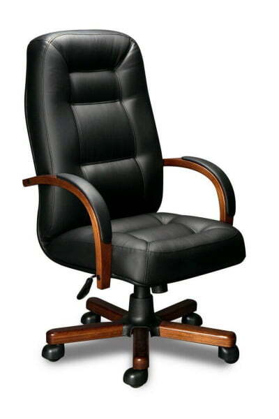 Кресло VICTORIA B LAGUNA кожа (Черный)