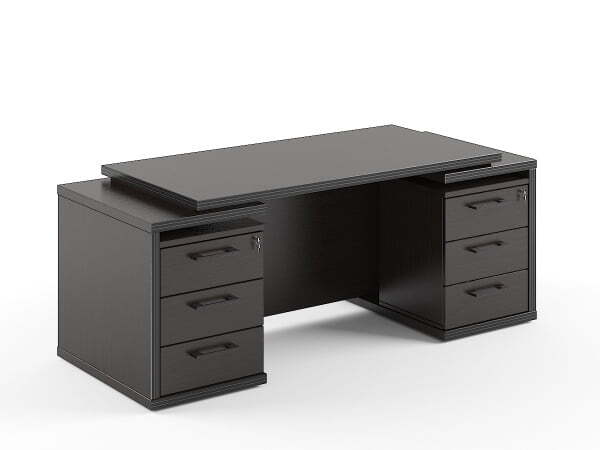 Стол руководителя на опорных тумбах Torr TDT 197 1900x700x750 (Венге Магия)