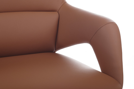 Стул офисный Aura-ST FK005-C Светло-коричневый (Светло-коричневый)